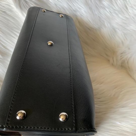 Fendi Monster Eyes Peekaboo Bag, Black/Yellow - Picture 7 of 10